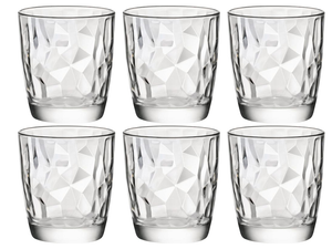 Vasos de agua Bormioli Rocco Diamond - 390 ml - 6 piezas