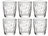 Vasos de agua Bormioli Rocco Diamond - 390 ml - 6 piezas