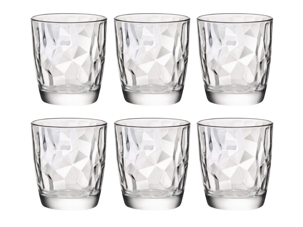 Vasos de agua Bormioli Rocco Diamond - 300 ml - 6 piezas