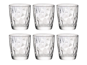 Vasos de agua Bormioli Rocco Diamond - 300 ml - 6 piezas