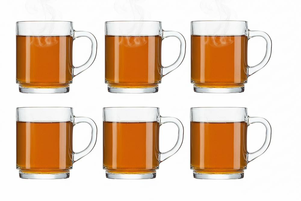 Luminarc Vasos de té Bock 250 ml - resistente al calor - 6 piezas