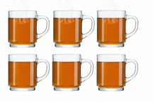 Luminarc Vasos de té Bock 250 ml - resistente al calor - 6 piezas