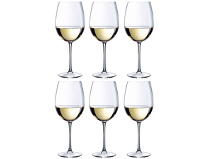 Chef & Sommelier Copas de Vino Blanco Cabernet Tulipán - 350 ml - 6 piezas