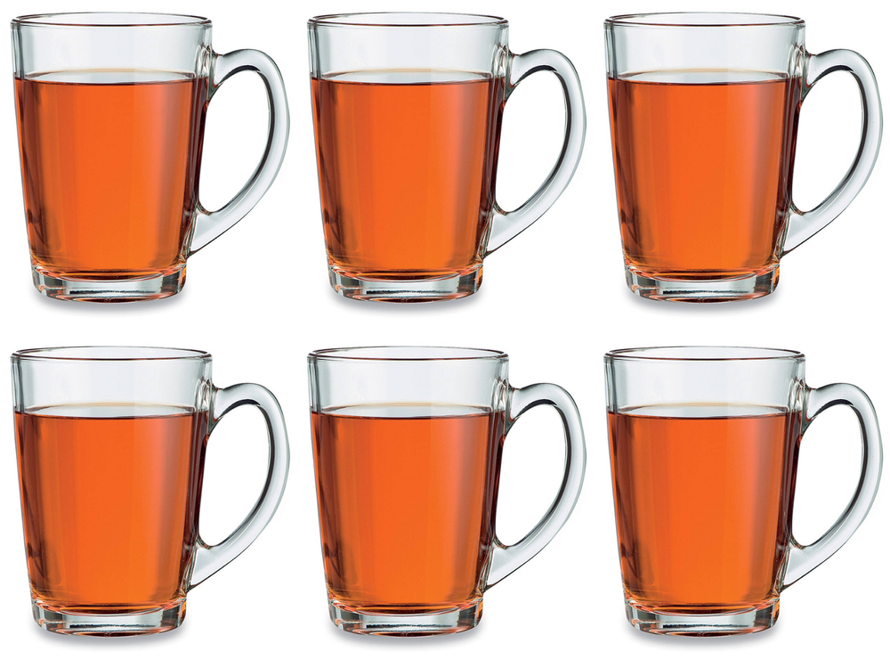 Vasos para té Luminarc New Morning - 320 ml - resistentes al calor - 6 piezas