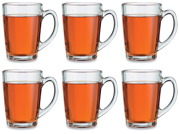 Vasos para té Luminarc New Morning - 320 ml - resistentes al calor - 6 piezas