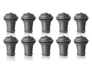 Tapones de vino al vacío Vacu Vin - Gris - 10 unidades