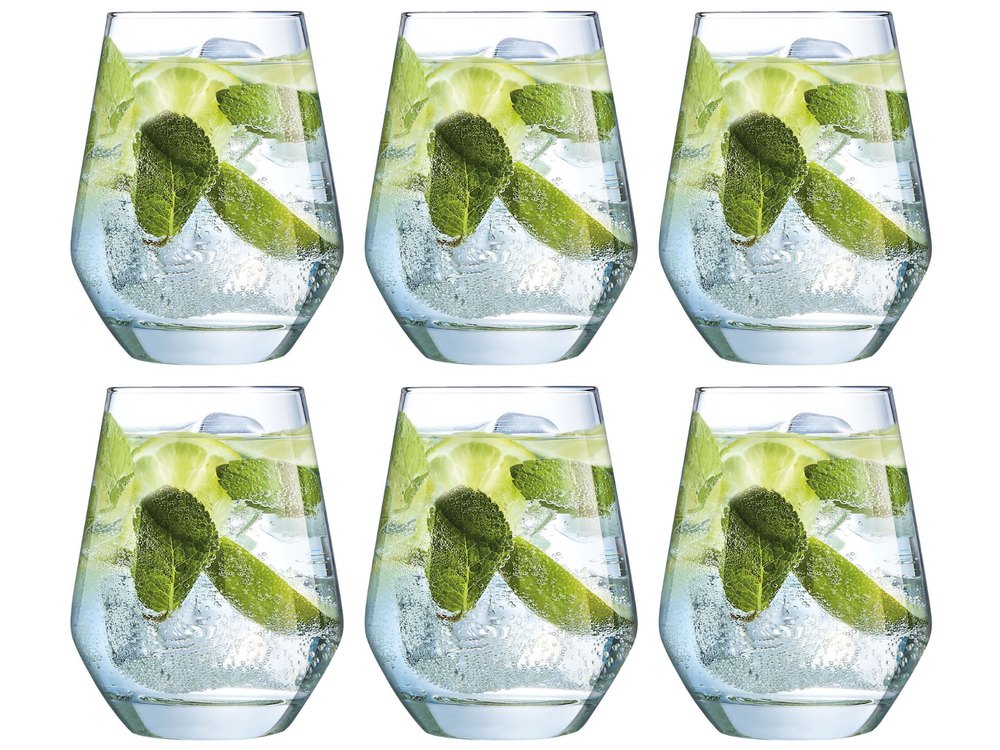 Vasos de agua Chef & Sommelier Lima - 380 ml - 6 unidades
