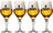 Vasos de cerveza Cornet - 330 ml - 4 piezas