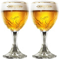 Vasos de cerveza Grimbergen con pie - 330 ml - 2 piezas