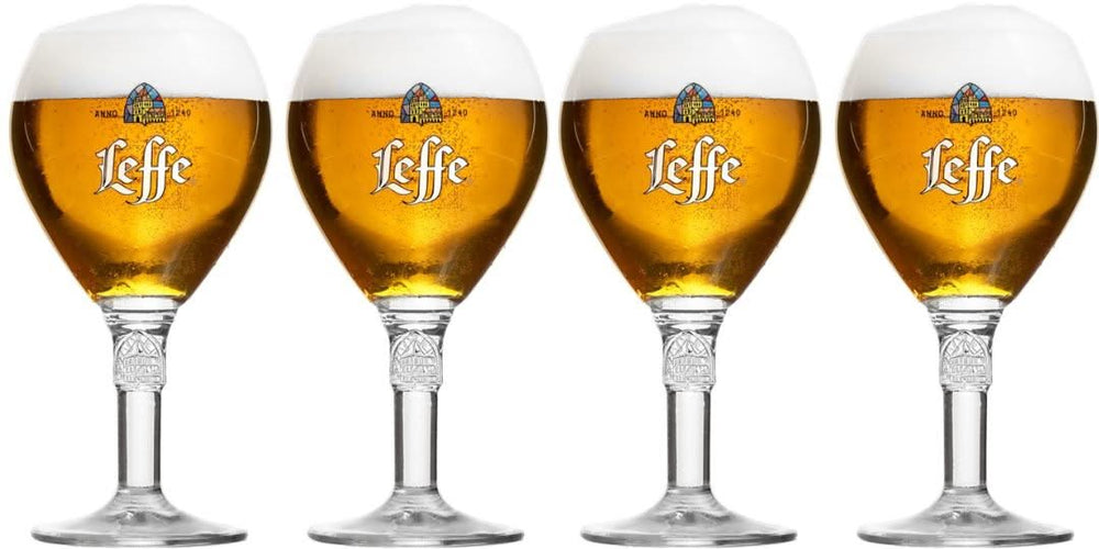 Vasos de cerveza Leffe - 330 ml - 4 piezas
