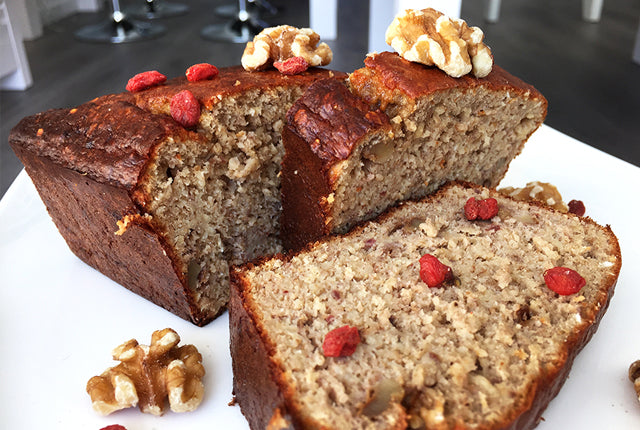 Un bizcocho saludable, sin gluten, repleto de proteínas y dulzura natural