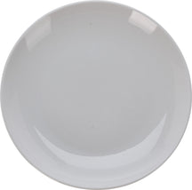Cookinglife Plato para cenar de porcelana Ø 27 cm - 4 piezas - Plato blanco moderno y elegante
