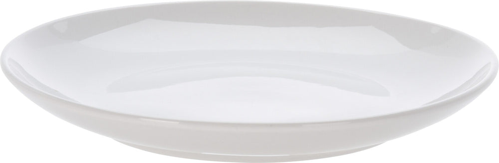 Cookinglife Plato para cenar de porcelana Ø 27 cm - 4 piezas - Plato blanco moderno y elegante