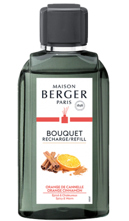 Recarga Maison Berger - para varitas aromáticas - Naranja Canela - 200 ml