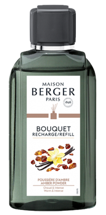 Recarga Maison Berger - para varitas aromáticas - Polvo de Ámbar - 200 ml