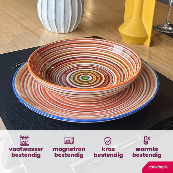 Tazones para Sopa / Cuencos Cookinglife Rhythm & Lines ø 14 cm - 4 piezas