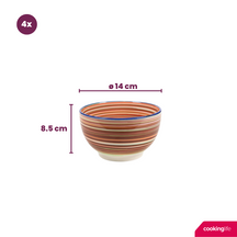 Tazones para Sopa / Cuencos Cookinglife Rhythm & Lines ø 14 cm - 4 piezas