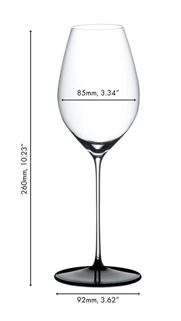 Copa de vino blanco Riedel Fatto A Mano Black Tie - Sauvignon Blanc / Champagne - 464 ml