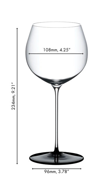Copa de vino blanco Riedel Fatto A Mano Black Tie - Chardonnay - 660 ml