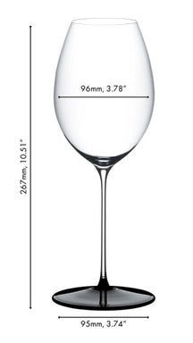 Copa de vino tinto Riedel Fatto A Mano Black Tie - Hermitage / Syrah - 668 ml