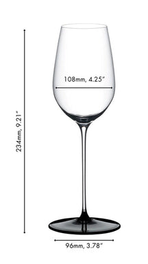 Copa de vino blanco Riedel Fatto A Mano Black Tie - Riesling - 400 ml