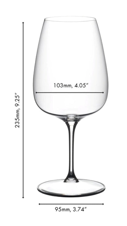 Copas de vino tinto Riedel Grape@Riedel - Cabernet / Merlot / Cóctel - 830 ml - 2 unidades