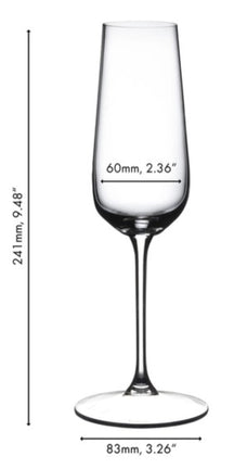 Copas de champán Riedel - Flutes - Grape@Riedel - 250 ml - 2 unidades
