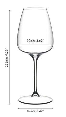 Copas de vino blanco Riedel Grape@Riedel - Vino blanco / Rosado / Champán / Spritz - 550 ml - 2 unidades