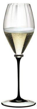 Copa de champán Riedel Fatto A Mano Performance - Tallo negro - 375 ml