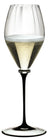 Copa de champán Riedel Fatto A Mano Performance - Tallo negro - 375 ml