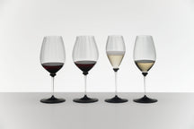 Copa de champán Riedel Fatto A Mano Performance - Base negra - 375 ml