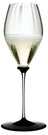 Copa de champán Riedel Fatto A Mano Performance - Base negra - 375 ml