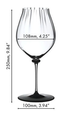 Copa de vino tinto Riedel Fatto A Mano Performance - Pinot Noir - Base negra - 830 ml