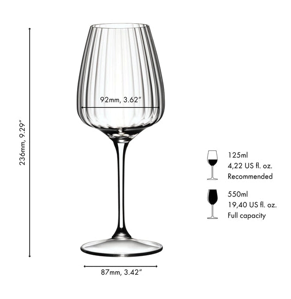 Copas de cóctel / copas de spritz - Set para mezclar Spritz - 550 ml - 4 unidades