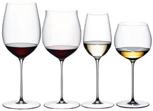 Set de copas de vino Riedel Superleggero - Bordeaux Grand Cru, Burgundy Grand Cru, Riesling y Chardonnay con barrica - 4 unidades