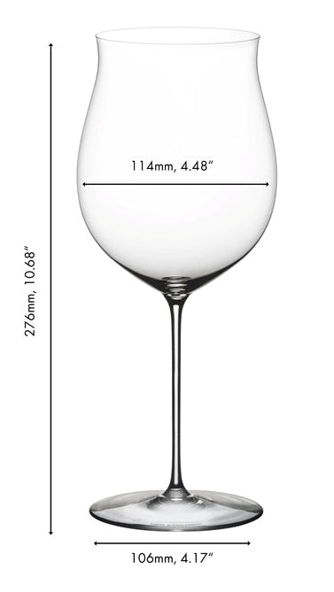 Set de copas de vino Riedel Superleggero - Bordeaux Grand Cru, Burgundy Grand Cru, Riesling y Chardonnay con barrica - 4 unidades