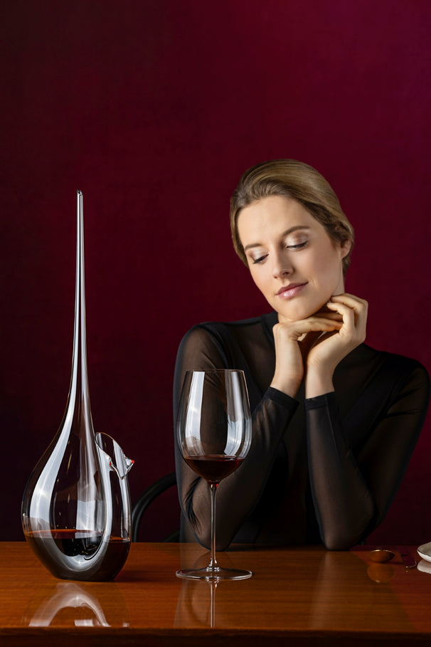 Set de copas de vino Riedel Superleggero - Bordeaux Grand Cru, Burgundy Grand Cru, Riesling y Chardonnay con barrica - 4 unidades