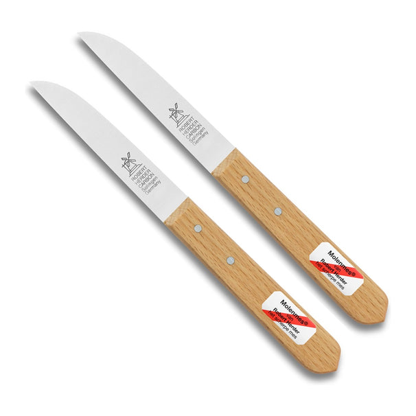 Robert Herder Cuchillo de Molino - Madera - Hoja 9.2 cm - 2 Piezas