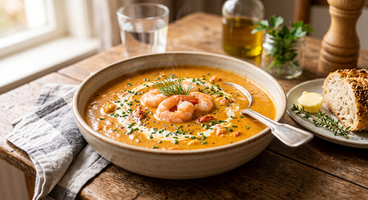 Una sopa lujosa que aporta sabor a tu mesa al instante.