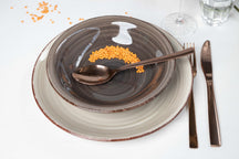 Cookinglife Platos de cena Delice Gris ø 26,5 cm - 6 unidades
