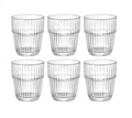 Bormioli Rocco Vasos de agua Apilables - Barshine - 210 ml - 6 unidades