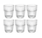 Bormioli Rocco Vasos de agua Apilables - Barshine - 210 ml - 6 unidades