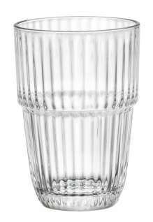 Bormioli Rocco Vasos Longdrink Apilables - Vasos de agua - Barshine - 380 ml - 6 unidades
