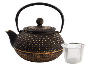 Salt & Pepper Tetera My Tea Negro / Oro 800 ml