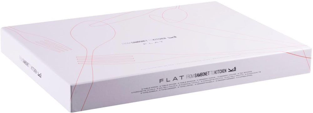 Sambonet Set de cubiertos Flat - RVS - 36 piezas / 6 personas