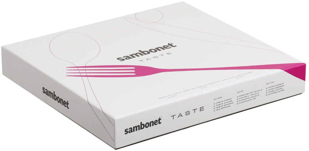 Sambonet Set de cubiertos Taste - Oro - 24 piezas / 6 personas
