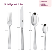 Sambonet Set de cubiertos Flat - Cobre - 24 piezas / 6 personas