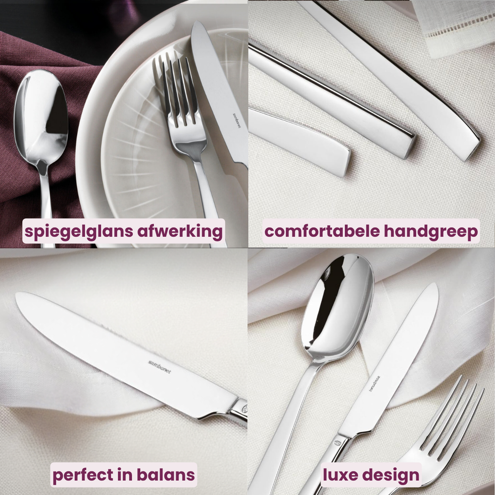 Sambonet Set de cubiertos Flat - Cobre - 24 piezas / 6 personas