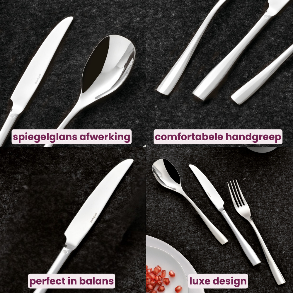 Sambonet Set de cubiertos Sintesi - RVS - 24 piezas / 6 personas