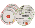Cookinglife Platos para Pizza Italia Porcelana ø 30 cm - 6 piezas